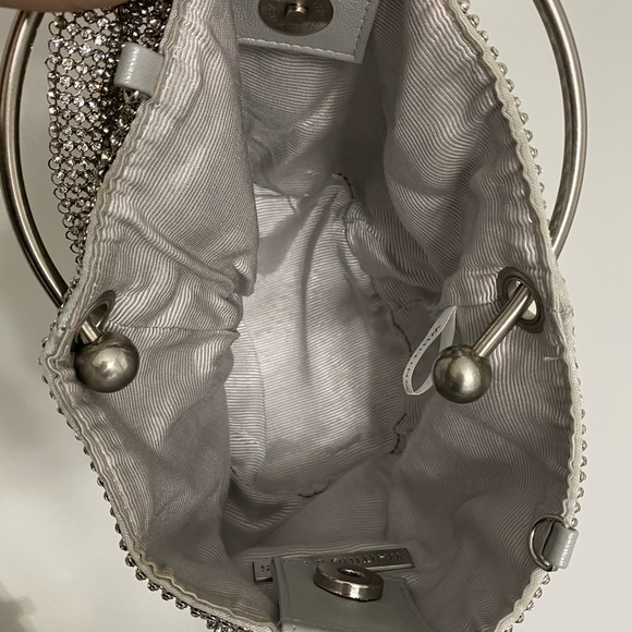Whiting & Davis Solier Ruffle Bucket Bag - Picture 3 of 12
